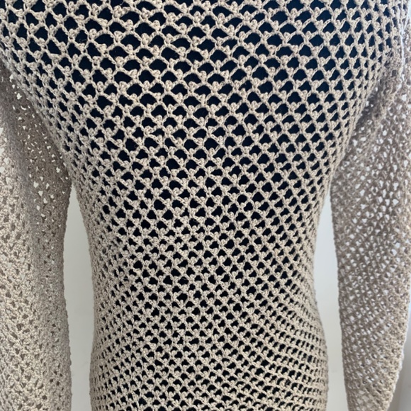 crochet 100% linen unique dress/tunic - Picture 5 of 14